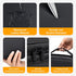 Large Capacity Electronics Accessories Organizer Travel Case with Adjustable Divider Waterproof Leather Cord Organizer Case Shockproof Tech Organi...