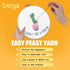 BERYA Cactus Embroidery Kit Including Video Step by Step Instructions Embroidery Hoop,Color Threads and Embroidery Scissors for Beginners-Handmade...