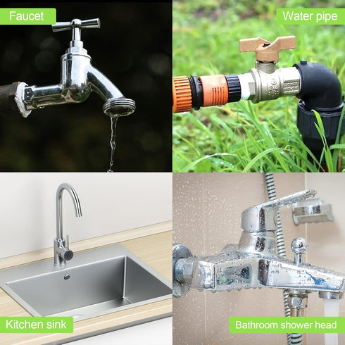 PAGOW 6 Rolls 1/2 Inch (W) X 984 Inches (L) Teflon Tape, Extra Long Plumbers PTFE Tape, Sealing Tape, Thread, for Shower Heads and Water Pipe, Whi...