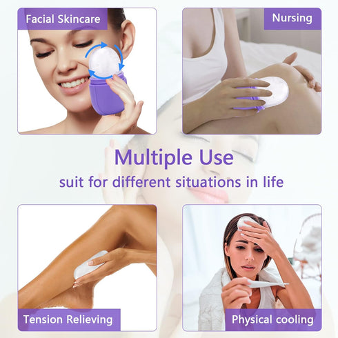 2024 New Ice Face Roller, Coldairsoap Upgrated Ice Facial Roller,Facial Beauty Ice Roller Skin Care Tools, Reusable Facial Mold for Neck to Enhanc...