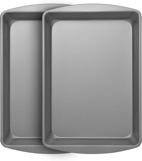 ProBake Set of Two Nonstick Bake & Roast Pans, Dark Gray, PB218-AZ...