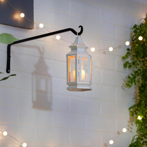 Accent Plus Christmas Decorations Indoor Lantern Decorative Outdoor Christmas Decorations Candle Lantern Victorian Candle Holders Metal Hanging La...