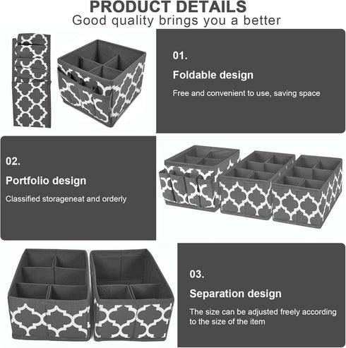 homyfort Small Makeup Storage Organizer Bins,Fabric Dresser Top Organizers and Storage for Vanity Bathroom Countertop,Skincare Organization,Cosmet...