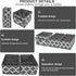 homyfort Small Makeup Storage Organizer Bins,Fabric Dresser Top Organizers and Storage for Vanity Bathroom Countertop,Skincare Organization,Cosmet...