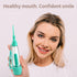 Cordless Water Dental Flosser Non-Electric Portable, Manual Air Pressure Simple Operation, Bottle Strengthening Dental Oral Irrigator for Home & T...