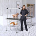 Dog Grooming Smock Barber Jackets for Women Men Professional Pet Groomer Smock Cosmetologist Barber Smock (XL)...