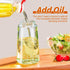 2 in 1 Olive Oil Dispenser Bottle for Kitchen,Oil Sprayer for Cooking, 1.56oz/470ml Premium Glass Oil Bottle, Food-grade Oil Mister for Air Fryer,...