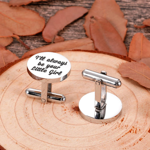 Dad Gifts from Daughter Son Wife Summer Gifts for Dad Fathers Day Cufflinks for Dad Wedding Father of the Bride Cufflinks Gifts from Daughter Son ...