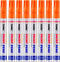 Orange Paint Markers, 8 Pack Oil-Based Waterproof Quick Dry Permanent Paint Pen Set for Rocks Painting, Wood, Fabric, Plastic, Canvas, Glass, Mugs...