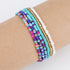 LUTER 6Pcs Beaded Anklets Elastic Bohomenian Bracelet Anklets Colorful Handmade Bead Jewelry for Girls, Women...