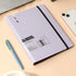 CAGIE A5 Binder 6 Ring Binder Notebook with Dividers Refillable Planner Binder with Pockets, A5 Refill Paper Include Planning Square Ruled and Dot...