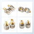 Anina 4pc SMA - UHF FR Coaxial Connector Kit SMA to PL259 SO239 UHF VHF Crimp Coax Adapter for CB Radio/Handheld Ham Radio Antenna/Walkie Talkie/A...