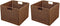 Trademark Innovations Foldable Storage Basket with Iron Wire Frame (Set of 2)...