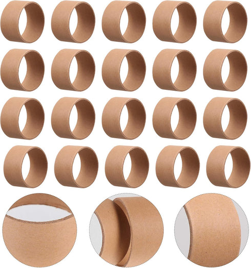 ULTNICE Empty Craft Cardboard Craft 20Pcs Round Cardboard Tubes Craft Rolls Craft Tubes Children DIY Craft Paper Rolls Brown Painting Cardboard Tu...