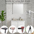 Hair Dryer Holder - Hair Tool Organizer Wall Mount, Aluminum Blow Dryer Holder with Self Adhesive and Drilling Install Options, Flat Iron/Curling ...