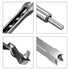 uxcell Square Hole Drill Bits for Wood 15mm x 215mm Mortising Chisel Bit Auger Cutter Tool for Woodworking Carpentry Drilling Tool...