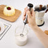 Milk Frother Handheld, Rechargeable Milk Frother Handheld, Electric Milk Frother Handheld for Latte, Matcha, Protein Powder, Hot Chocolate, with B...