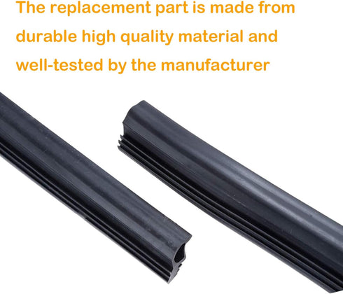 W10509257 Dishwasher Door Gasket Replacement Part Fit for Whirl-pool & Ken-more Dishwashers, Replaces 3368994 WPW10509257