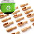 30PCS Mini wooden spoon Set For Mini bath salt, candy , washing powder Baby Spoon?3 inches long?by sansheng...
