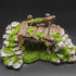 Fish Tank Decoration Moss Rockery Stone Plants Wood Ruins Landscaping Turtle Tank Decoration Fish Shrimp Shelter...
