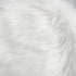 IVON 15.5'' White Round Faux Fur Rug, Fluffy Soft Rug Cushion for Chair, Background for Nail Desk Photos (1pcs White)...