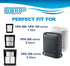 HQRP HEPA Filter Compatible with Honeywell Filter R HRF-R3 HRF-R2 HRF-R1 Replacement fits HPA090 HPA100 HPA200 HPA250 HPA300 HPA-090 HPA-100 HPA-2...