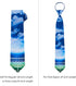 Jacob Alexander Men's Grand Football Stadium Regular Length Neck Tie - Blue...