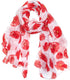 Wrapables® Lightweight Poppy Floral Print Long Scarf...