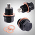 M14x1.5 Magnetic Oil Drain Plug with 4pcs Oil Drain Plug Washer, Aluminum Alloy Oil Pan Drain Plug for Most Ford Honda Mazda and More Vehicles...