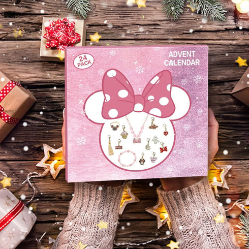 Christmas Advent Calendar 2024 for Girls 24 Days Countdown Calendar with DIY Charm Bracelet&Necklace, Rings Xmas Holiday Gift for Daughter, Niece...