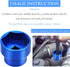 Oil Filter Socket 24mm / 36mm Reversible Fuel Filter Cap Remover and Installer Assistant Compatible with 6.0L / 6.4L Ford Powerstroke Diesel 2003-...