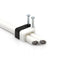 THE CIMPLE CO - Siamese Coaxial Cable Clips, Cat6, Electrical Wire Cable Clip, 1/2 in Nail Clip and Fastener, Black, Double(50 Pieces per Bag)...