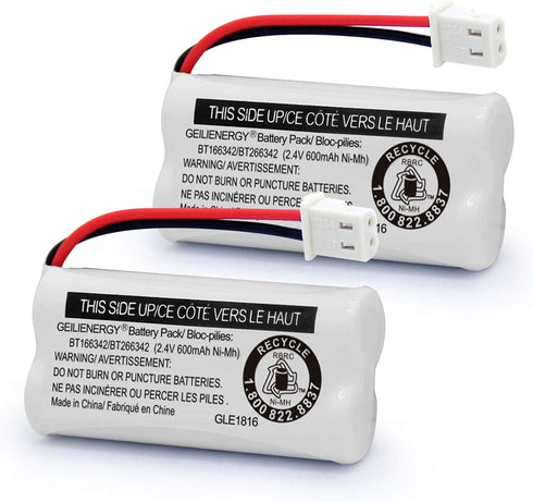 GEILIENERGY BT162342 BT262342 Battery Compatible with BT183342 BT283342 BT166342 BT266342 VTech CS6114 CS6419 CS6719 at&T EL52300 CL80111 Cordless...