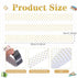 24 Pieces Magnetic Strips Retro Magnetic Border for Classroom Whiteboard Bulletin Board Decorative Magnetic Strips with Adhesive Magnetic Borders ...
