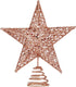 BinaryABC Christmas Tree Topper Star,Glittering Christmas Tree Decoration Ornaments,20cm (Rose Gold)...