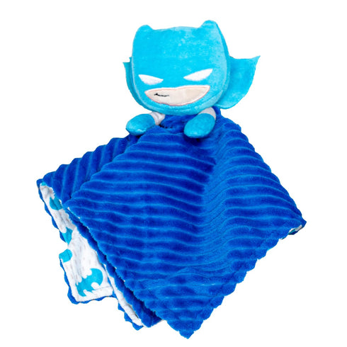KIDS PREFERRED DC Comics The Batman Lovey Security Blanket, Soft Huggable Dark Knight Plush Lovey Toy for Baby and Infant Boys and Girls, Textured...