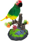 Tipmant Electronic Bird Toys Electric Parrots Animal Pets Move Chirp Realistic Home Office Room Decoration Kids Birthday Gifts (Green)...