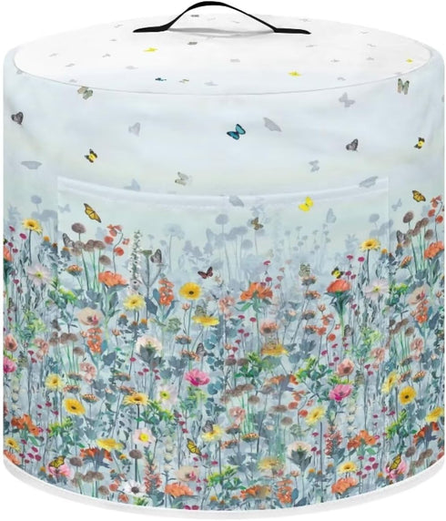 Insulated Pressure Cooker Appliance Cover, Also Fit for Air Fryer and Crock Pot, 8 Qt Dust Cover with Pocket for Spoon/Cooking Utensils/Recipes, f...