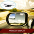 2 PCS Car Blind Spot Mirror, 1.9In x 1.9In HD Convex Frameless Glass PC Vehicle Rearview Mirrors Accessories with 3M Adhesive, Universal Fan-shape...
