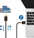Cable Matters 3-Pack USB to USB C Charging Cable 6.6 ft with 3A Fast Charging in Black for iPhone 15, Samsung Galaxy S23 Ultra, S23, S22, Note 20,...