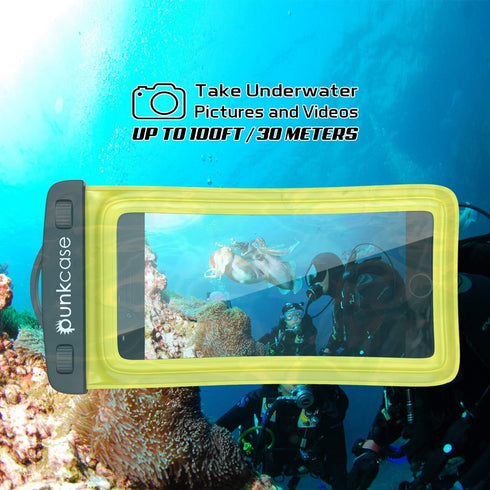 Waterproof Phone Pouch, PunkBag Universal Floating Dry Case Bag for Most Cell Phones incl. iPhone 8 Plus & Samsung Galaxy S9 | Perfect for Keeping...