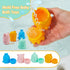 Mold Free Bath Toys for Babies 6-12 Months, 4 Pack Silicone Squirting Bath Toy for Baby, Water Pool Toys for Toddlers 1-3, Non Toxic Infant Bathtu...