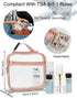 Travel Hanging Toiletry Bag for Men Women with Clear TSA Approved Toiletry Bag, Travel Kit Shaving Bag Waterproof Large Makeup Bag Wash Bag Makeup...