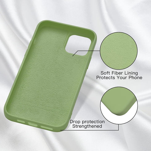 JOYLAND Mustard Green Soft Liquid Silicone Rubber Lovely Flower Daisy Phone Case Cover for iPhone 7/8/SE 2020 with Microfiber Linin Flowers Floral...
