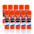 Glue Sticks 10 Count Glue Sticks Bulk 0.77 Ounce Purple Glue Stick - School Supplies for Kids, Liquid School Glue...