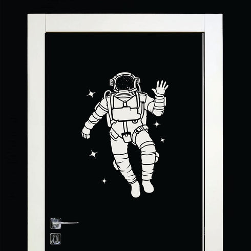 Astronaut Stencil, 8.5 x 12 inch (L) - Spaceman Spacewoman Rocketeer Stencils for Painting Template...