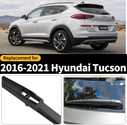 Replacement for Hyundai Tucson 2016 2017 2018 2019 2020 2021 Rear Windshield Wiper Blade and Arm Assembly-Car Back window wiper Arm Blade Complete...