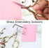 Embroidery Scissors, Stainless Steel Sharp Stork Scissors for Sewing Crafting, Art Work, Threading, Needlework - DIY Tools Dressmaker Small Shears...