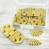 4pcs Round Edge Hinge Brass Butler Tray Hinge with Screws, 180 Degree Folding Flip Top Hinge for Hable Cabinet Closet Door Furniture...