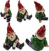 4PCS Drunk Garden Gnomes Outdoor Decorations Funny Mini Knomes Figurines Clearance Naughty Inappropriate Fairy Sculpture for Indoor Patio Yard Law...